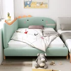 Furniture Children Beds Dinosaur Cartoon Design Kids Bed Bedroom Furniture Scientific Cloth Children Bed