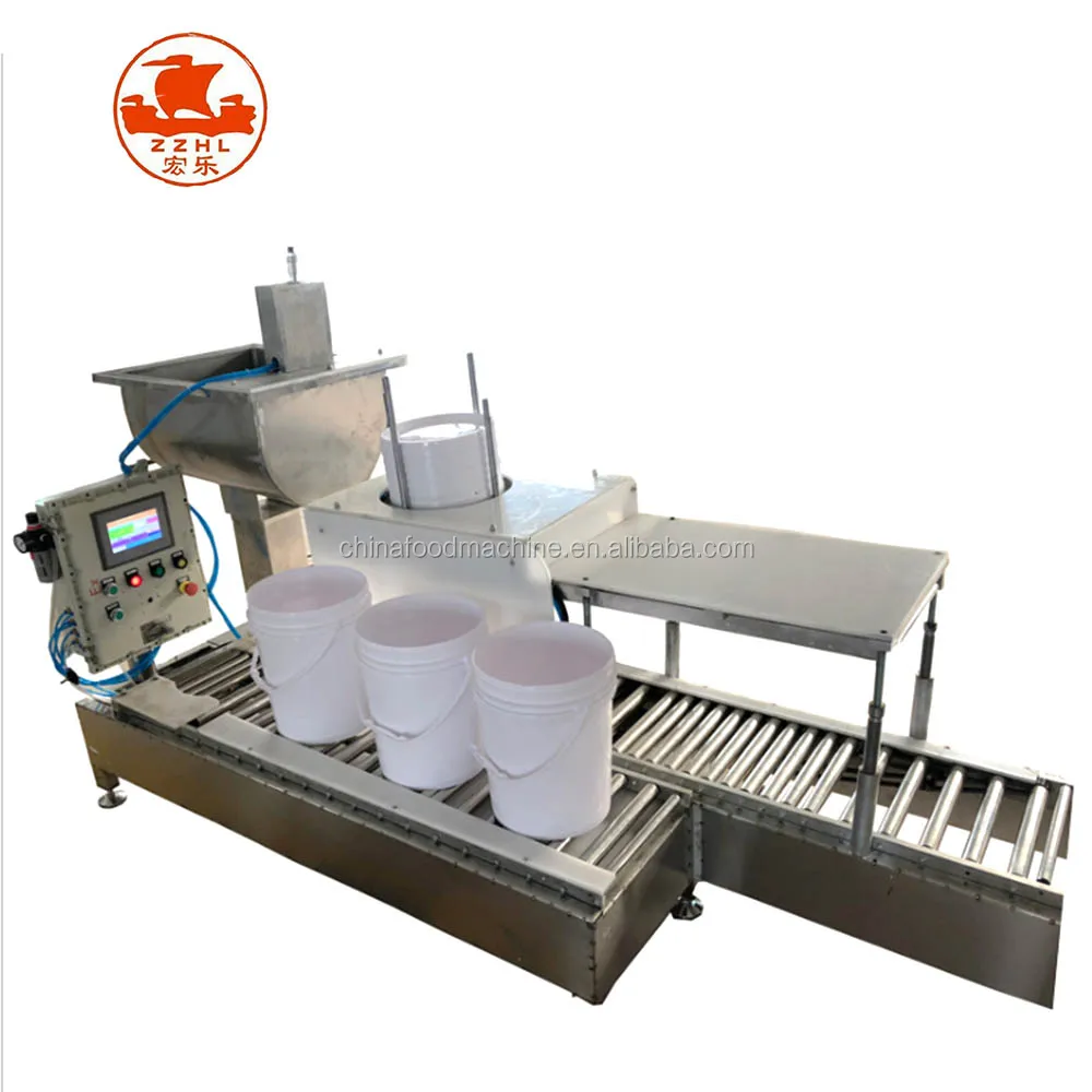 Automatic Weighing Liquid/paint Bucket Filling Line Capping Machine details