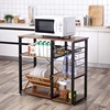 Wholesale High Quality Modern Kitchen Stacking Shelves Wire Shelving Bakers Rack