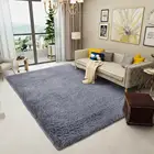 Shaggy Home Modern Silk Rug Household Living Room Carpets