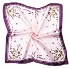Personalized Printing 50x50cm silk satin head hair women square scarf