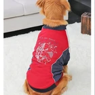 Factory direct new design fashionable cotton dog coats sport pet apparel