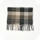Men Scarves Shawls Plaid Blanket Pashmina Scarf Winter