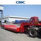 CIMC 東岳 60 80 100 トン lowbed トラックセミトレーラーと 60 トンヘビーデューティ lowboy トレーラー
