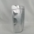 Customized aluminum foil packaging zipper reusable stand up bag for coffee