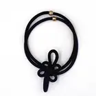 knot double hair tie set elastic hair tie