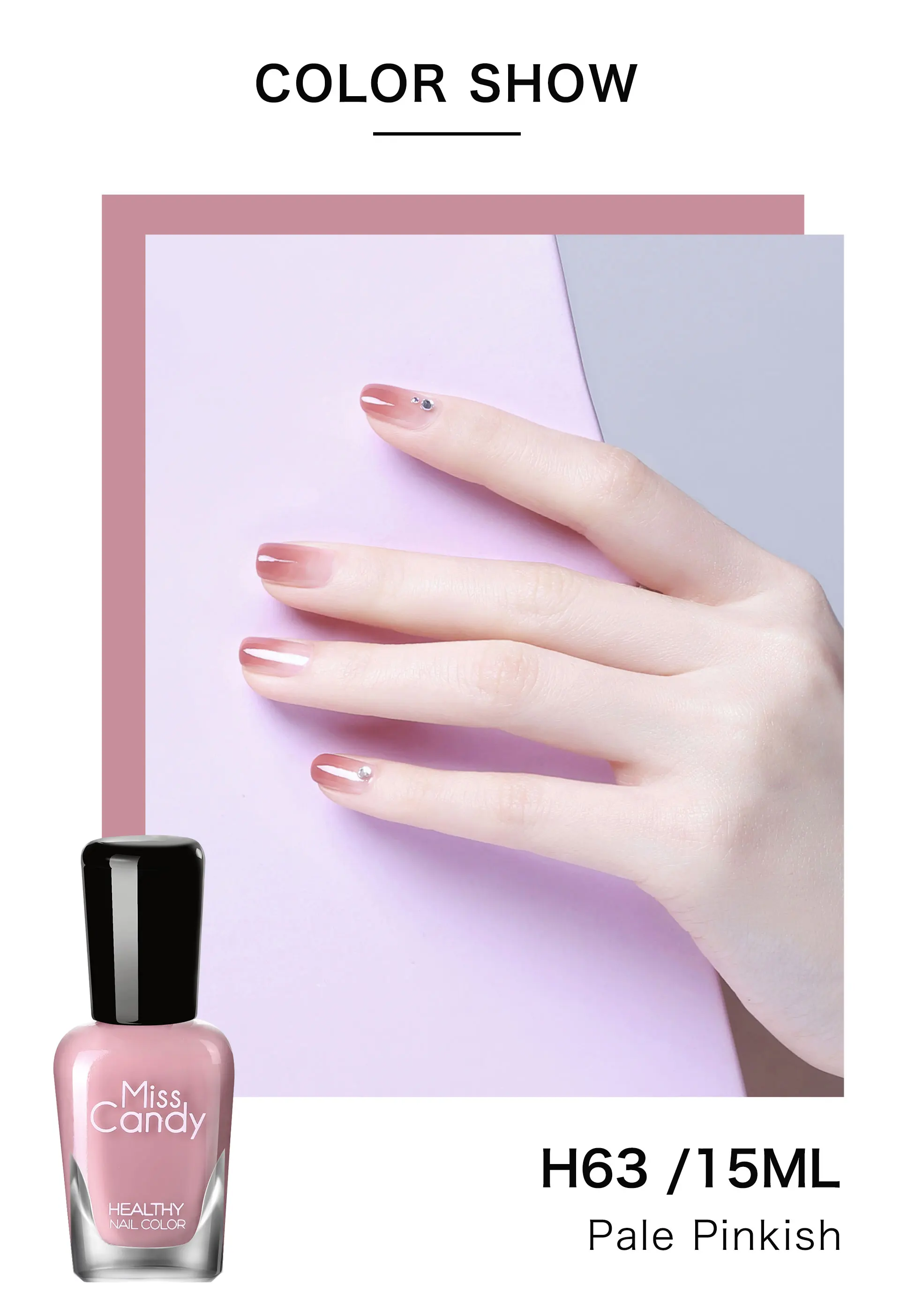 miss candy h63 missing you healthy nail polish color wholesale