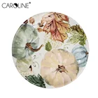 Plate Plate Plate Eco Friendly Wholesale Ceramic Tableware Harvest Pumpkin Plate Dinnerware
