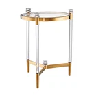 Clear acrylic side table modern side table bedroom side coffee table