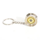 Manufacturer Wholesale New Design Custom Metal wheels Keychain