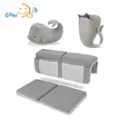 Bath Mat Elbow Pad Spout Cover sponge accessories seat baby bath products kneeler tub set