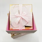 Hot Sale New Arrival Handmade DIY Pink Gift Cardboard Paper Box Custom Printing Oem Logo Carton