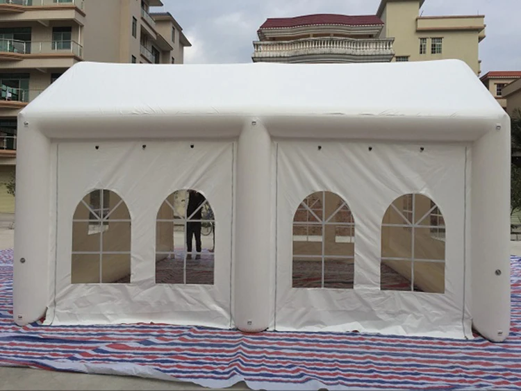 Customized Portable Inflatable Tent White Camping Inflatable Outdoor Party Tent