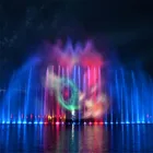 Lake Floating Green Laser Water Screen For Projector