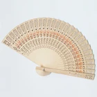Wood Hand Fan Gift I Am Your Fans 2020 Custom Chinese Solid Color Printed Logo Foldable Colored Wooden