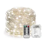 Christmas Battery Led Led Waterproof Christmas Battery Operated Decorative Led Copper Wire String Lights