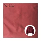 melange effect cationic 100% polyester two tone dobby plaine dyed 100gsm waterproof jacket fabric