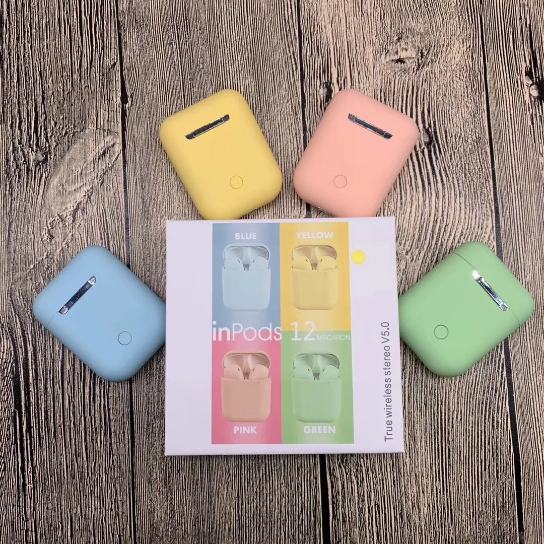 RTS i 12 Inpods 12 Tws New Released Girls Cute Deep Bass Wireless Earbuds - ANKUX.COM