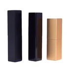 Lip balm container black lip balm tube aluminum lip balm container