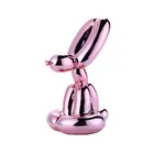 Koons Balloon Animals Sculpture Bunny Rabbit Figurine Metallic Finish Resin Art Statue
