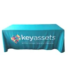 Polyester Outdoor Stretch Table Cloth Display Table Cover Exhibition Table Throw