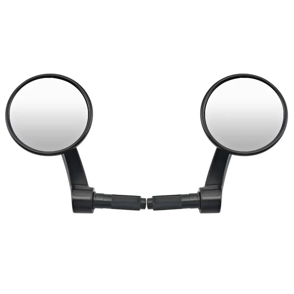 Motorbike Adjustable Bar End Round Rearview Handlebar Mount Mirror For Harley Spostster Bobber Chopper Cafe Racer Tracker