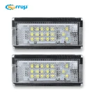 2Pack White LED Car Bulb 18 LED for BMW E46 4D 98-03 Car Styling License Plate Lights Lamps Bulbs
