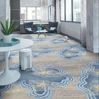 High end hotel clubhouse 1200g wool carpet fashion HD floral print carpet