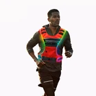 Factory Mesh LED Reflective Safety Vest for Night Activity