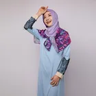 Flower Printed Scarf No Moq Custom Printing Flowers 70*180 Chiffon Women