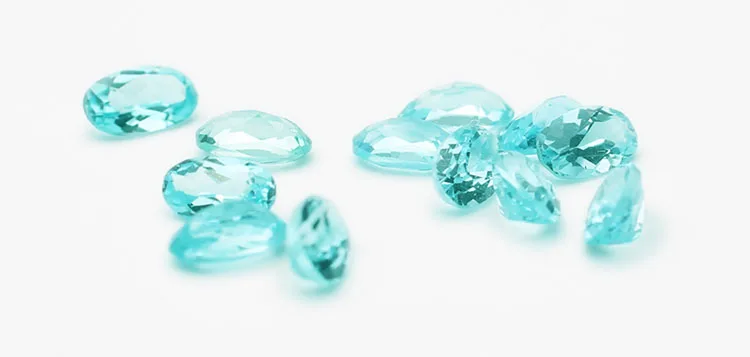 High Quality Genuine Natural London Blue Topaz Various Sizes Loose Gemstone for Jewelry Making