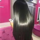 Super double drawn no tangle no shed human hair weave,hot sale 16 18 20 inch straight hair virgin brazilian