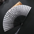 Hand Fans Fan Large Big Size Portable Chinese Style Ripple Bamboo Folding Hand Fans With Landscape Painting