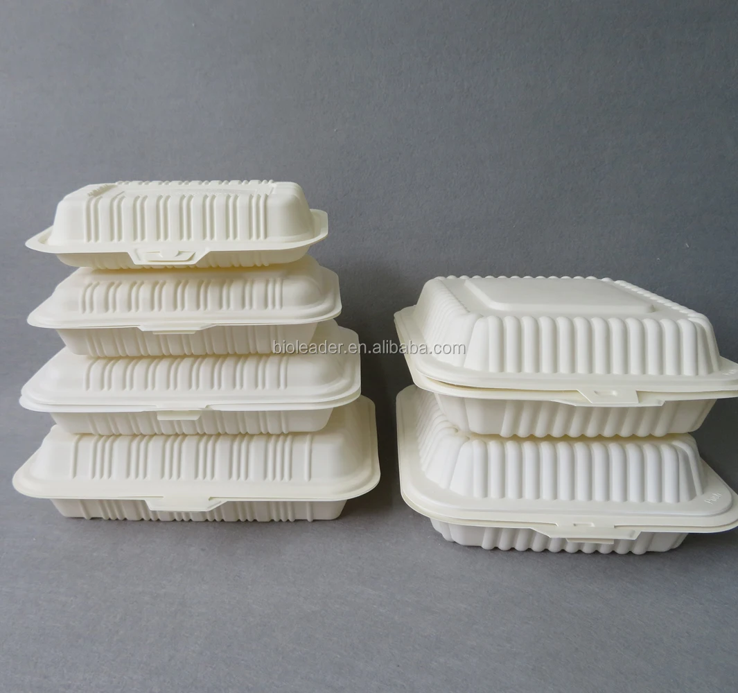 100% Biodegradable Compostable Disposable Corn Starch Cornstarch Tableware