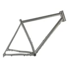 Road Bicycles Frame Adventure Gravel Bike Flat Disc Brake Design Titanium Road Bike Frame 700*45c Tire Fit Size 54cm