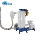 PP PE HDPE LDPE Film Flakes Squeezing Dewatering Machine For Waste Plastic Recycle Washing Line