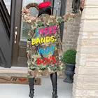 Coat Autumn New Long Casual Fashion European And American Camouflage Printed Patch Coat