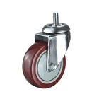3 4 5 Inch Industrial Swivel Threaded Stem Caster