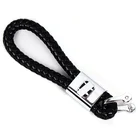 Hot sale Leather and metal Car Keychain custom logo as Auto Accessories key chain