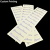 Self adhesive double side waterproof vinyl clear plastic steroid bottle label printing private label vinyl pvc label printing