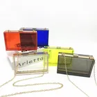 Bags Clutch Bag Hot Sales 2021 Fashion Clear Arcylic Bags Ladies Clutch Evening Bag Women Hand Bags