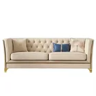 Living Furniture Sofa High Quality Fancy Microfiber Leather Living Room Furniture Leisure Sofa