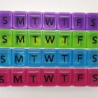 hot sale 7 days abs pp plastic pill organizer box for travel