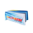 RTS Factory advertising logo Custom tablecloth ,message table cover,full color printing trade show table cloth