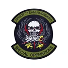 Factory Wholesale Custom Embroidered Badges Iron On Jean Jacket Patches