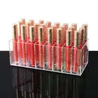 Lipstick Holder,Clear Acrylic Lipstick Organizer Display Stand Cosmetic Makeup Organizer for Lipstick, Brushes, Bottle