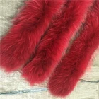 Genuine raccoon fur skins pelt for garment