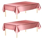 New Style Rose Gold Foil Tablecloth Table Cover 54 x 108 Inch Shiny Plastic For Party Or Wedding
