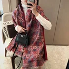Latest Scarf Latest Scarf The Latest Color Alphanumeric Warm Shawl Large Print Scarf