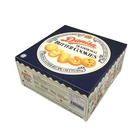 Recyclable brown kraft paper boutique cookies packing paper box for gifts